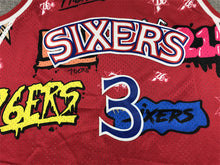 Allen Iverson Philadelphia 76ers Graffiti Jersey made by Mitchell & Ness