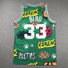 Larry Bird Boston Celtics Graffiti Jersey made by Mitchell & Ness