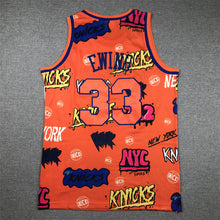 Patrick Ewing New York Knicks Graffiti Jersey made by Mitchell & Ness