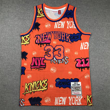 Patrick Ewing New York Knicks Graffiti Jersey made by Mitchell & Ness