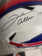 Josh Allen Autographed Buffalo Bills Replica Helmet with COA Photo signing