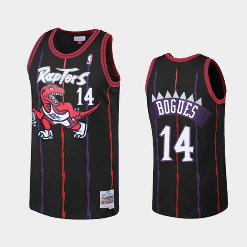 Muggsy Bogues YOUTH KIDS Toronto Raptors Jersey Mitchell & Ness