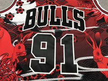 Dennis Rodman Chicago Bulls Graffiti Jersey made by Mitchell & Ness