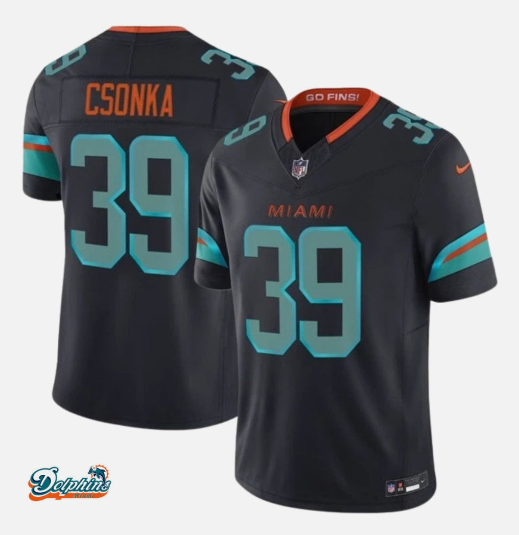 Larry Csonka Miami Dolphins Official NFL Nike Rivalries Collection Jersey