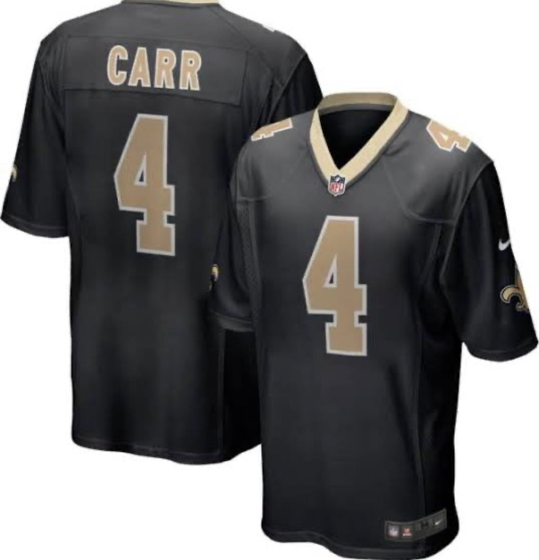 Derek Carr New Orleans Saints Jersey Nike Classic Authentics