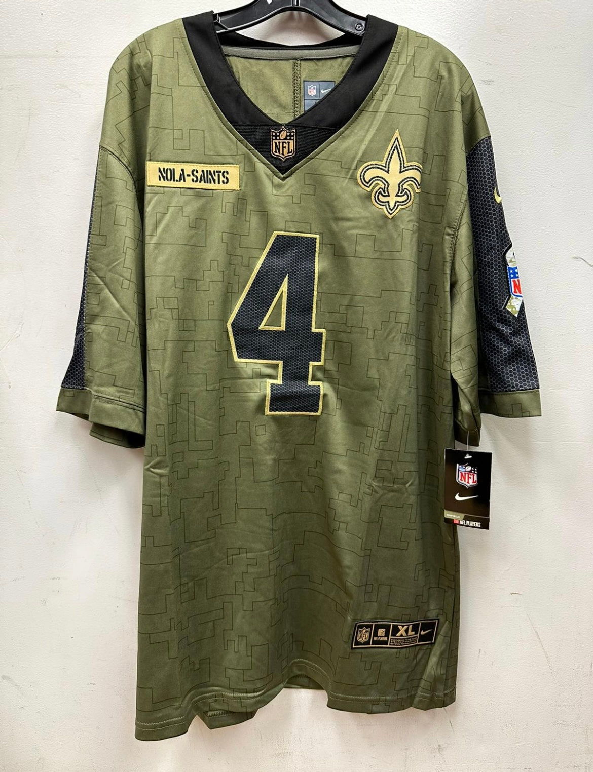 Salute to service saints jersey fashion