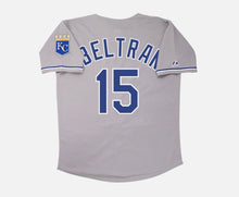 Carlos Beltran Kansas City Royals Official MLB Majestic Jersey gray