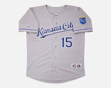 Carlos Beltran Kansas City Royals Official MLB Majestic Jersey gray