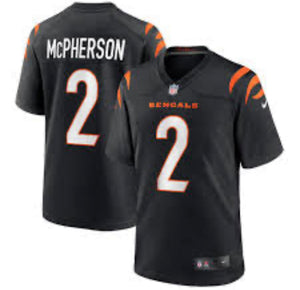 Evan McPherson Cincinnati Bengals NFL Jersey Nike black