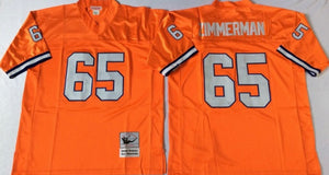 Gary Zimmerman Mitchell & Ness Denver Broncos Jersey Orange