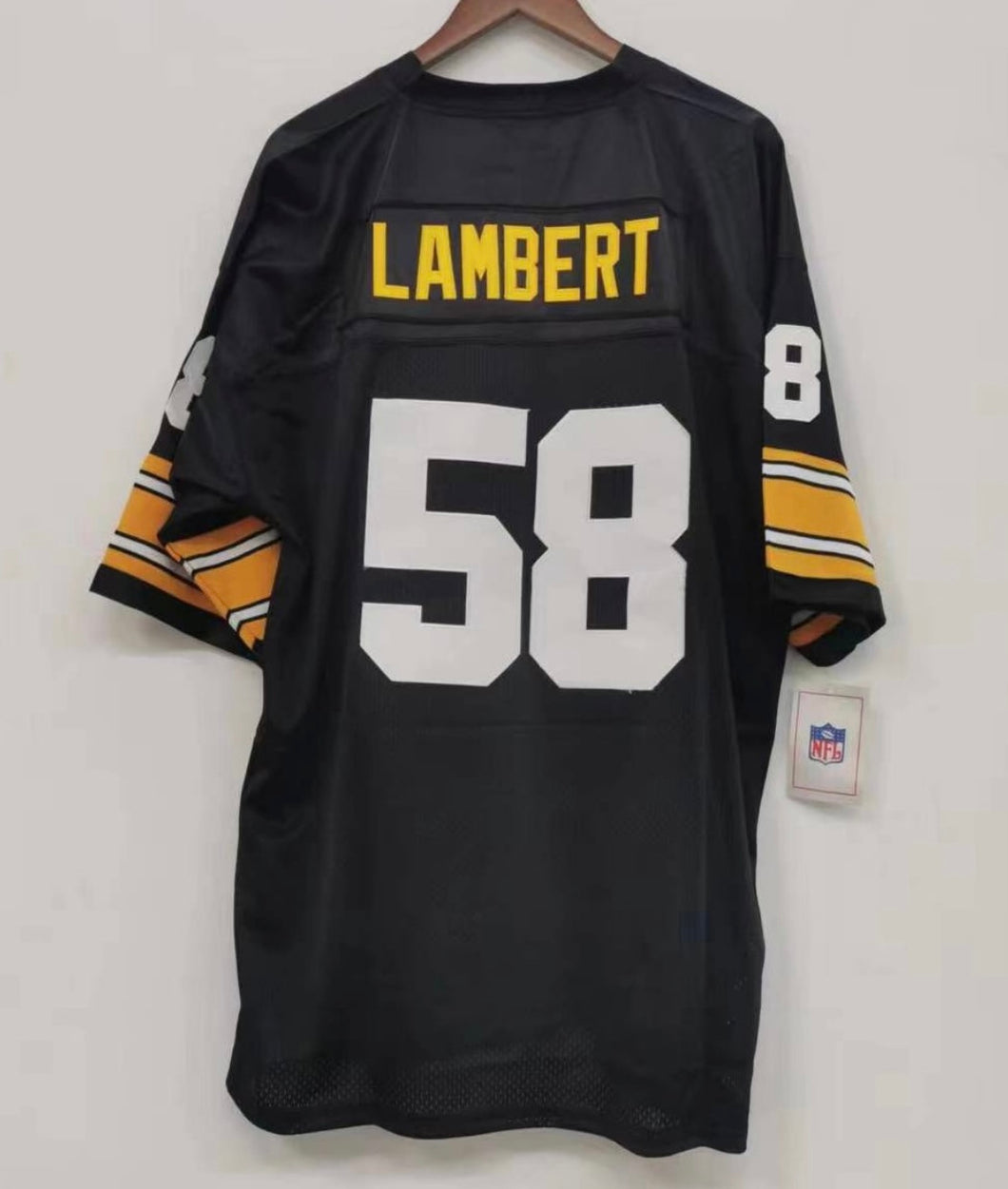 Jack Lambert Pittsburgh Steelers Jersey black Mitchell & Ness