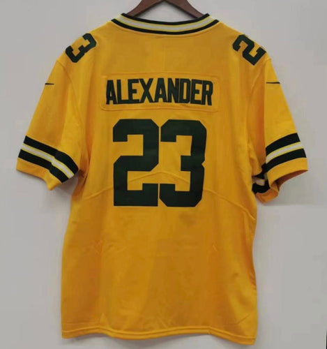 Jaire Alexander Green Bay Packers Jersey Nike retro Yellow