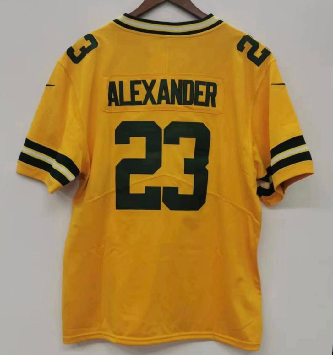 Jaire Alexander Green Bay Packers Jersey Nike retro Yellow