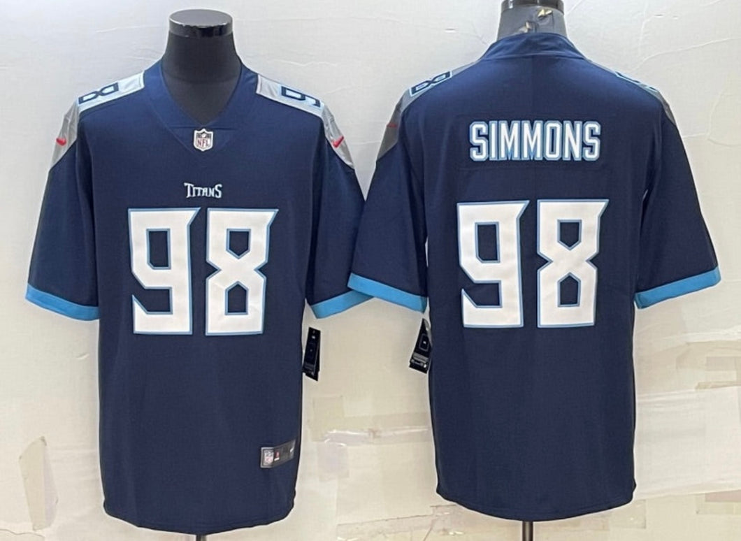 Jeffery Simmons Tennessee Titans Nike Jersey