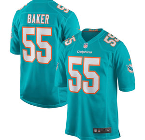 Jerome Baker Miami Dolphins NFL Nike Jersey