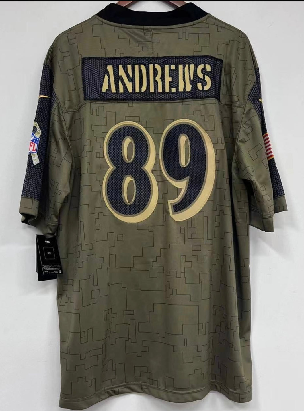 Mark Andrews Baltimore Ravens Nike military salute to service Jersey