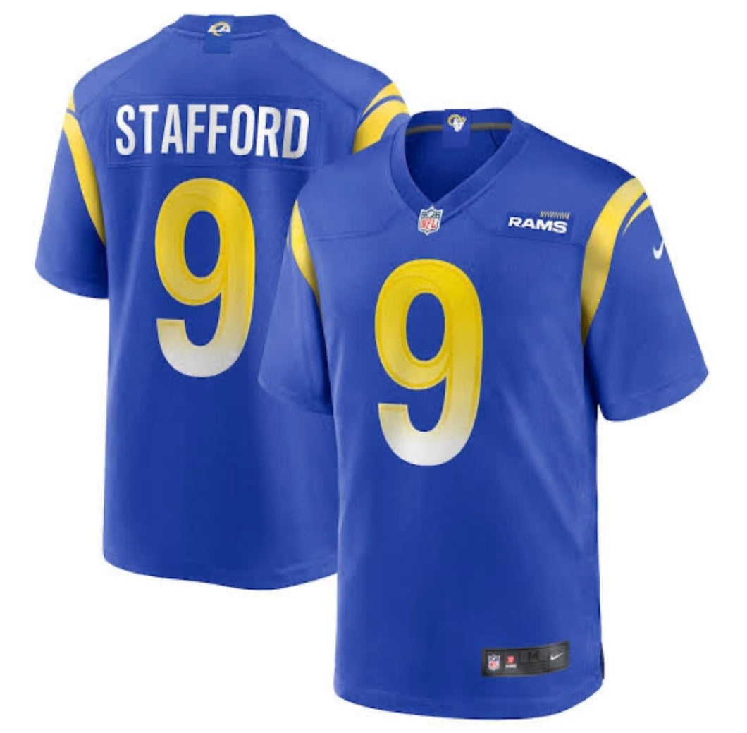 Matthew Stafford Los Angeles Rams Official NFL Nike NFL Jersey blue