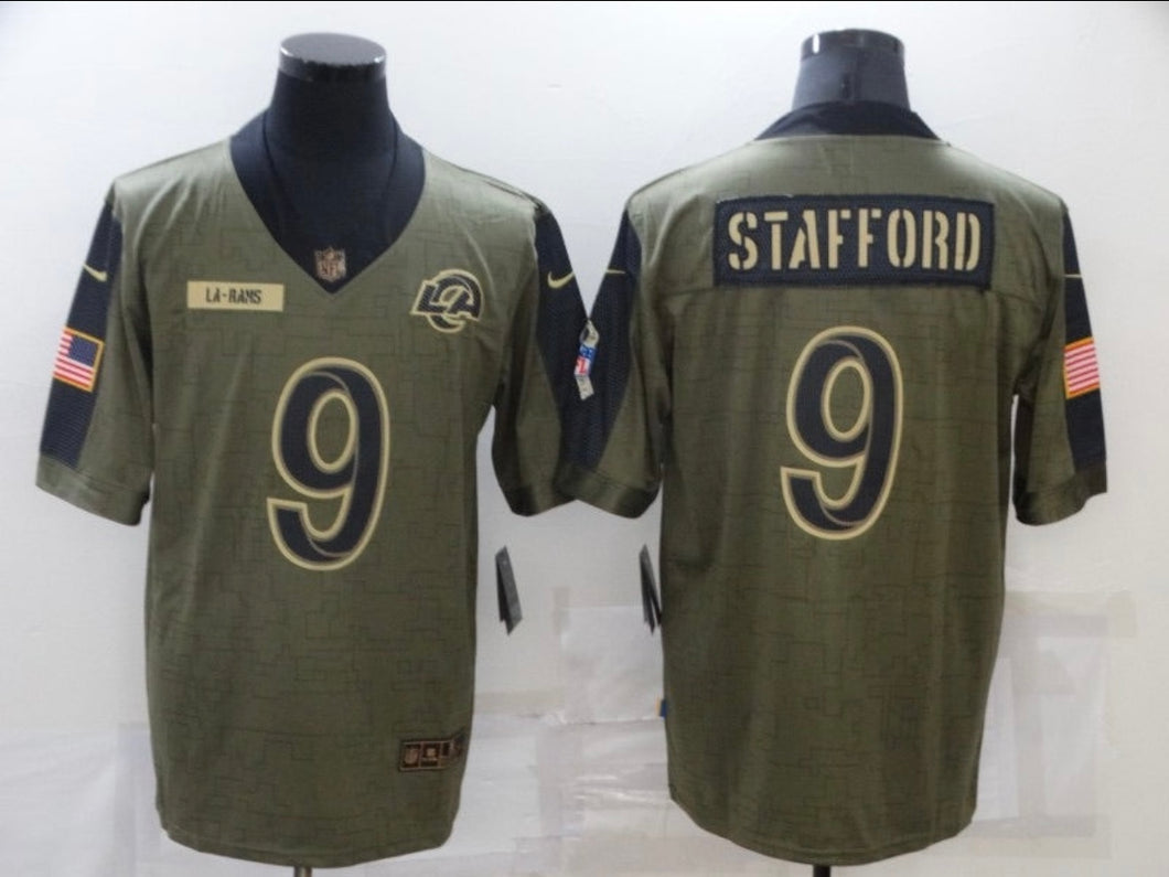 Matthew Stafford Los Angeles Rams Nike NFL Salute to Service Jersey