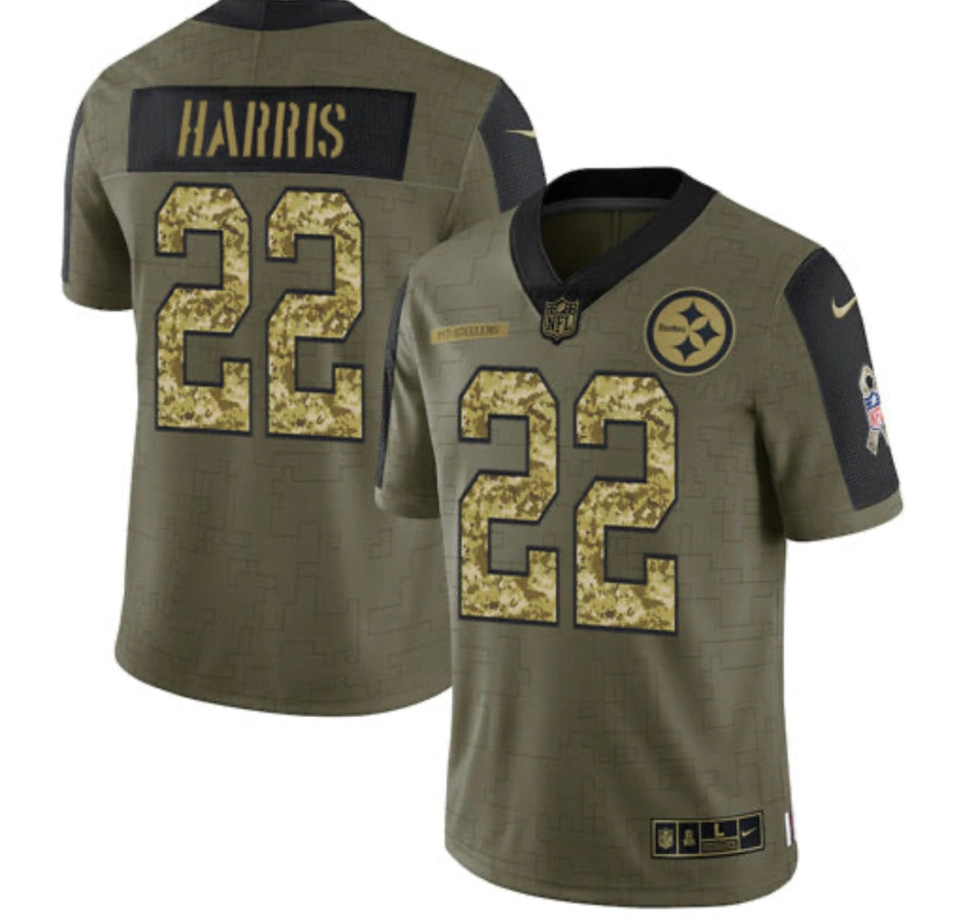 Najee Harris Pittsburgh Steelers Salute to Service Jersey