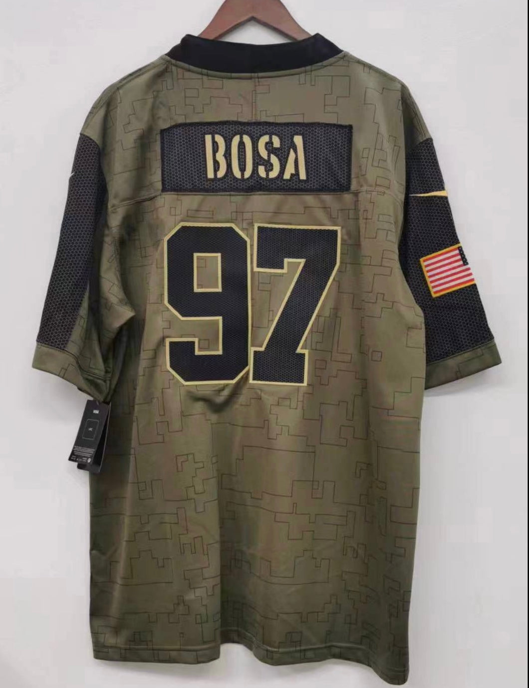 Nick Bosa San Francisco 49ers Nike military salute to service Jersey