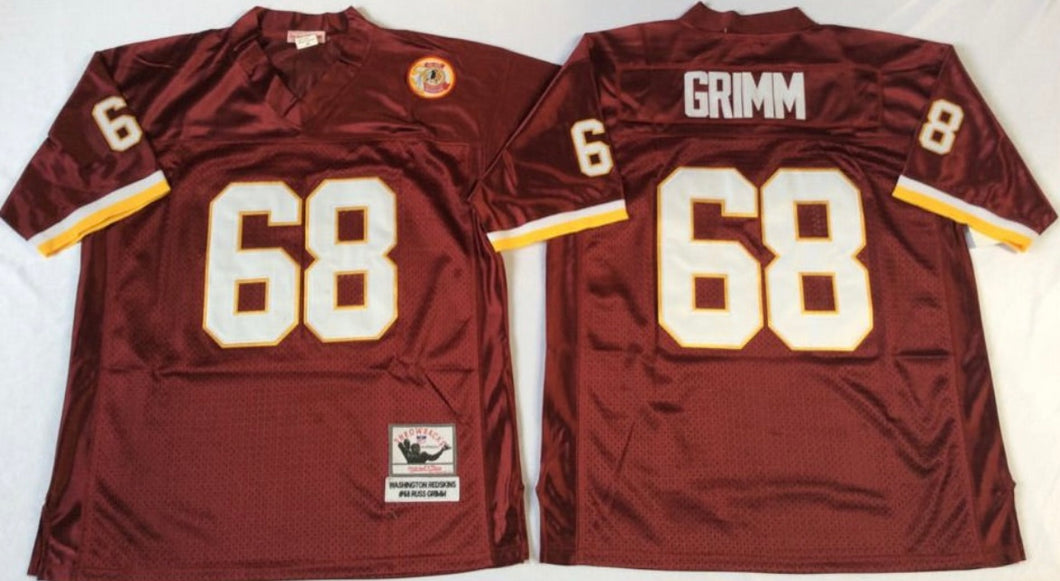 Russ Grimm Washington Redskins Commanders Mitchell & Ness Jersey