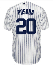 Jorge Posada New York Yankees Official MLB Nike Jersey White pinstripes