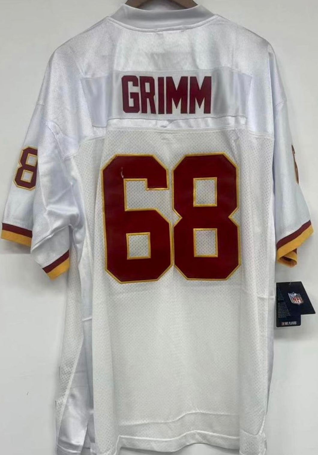 Russ Grimm Washington Redskins Commanders Mitchell & Ness Jersey white