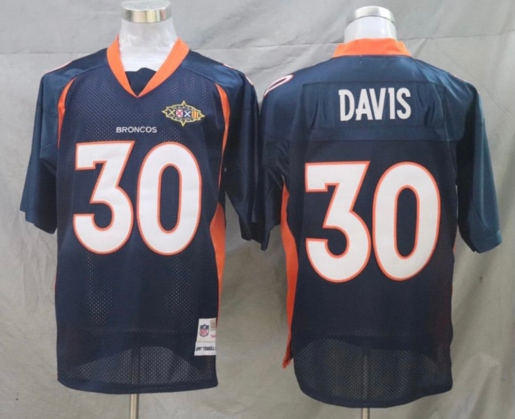 Terrell Davis Mitchell & Ness Denver Broncos Jersey Blue