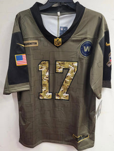 Terry McLaurin Washington Commanders Redskins salute to service Jersey Nike