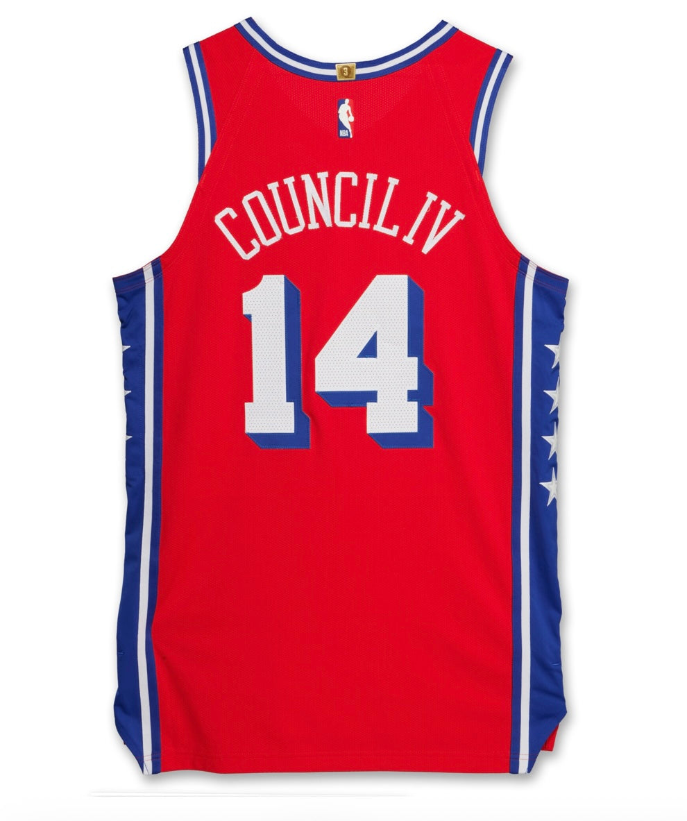 Ricky Council Philadelphia 76ers Official NBA Jordan Brand Jersey