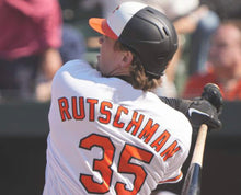 ANDY RUTSCHMAN Baltimore Orioles Official MLB Majestic Jersey White