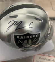 Maxx Crosby Autographed Las Vegas Raiders Mini Helmet with COA