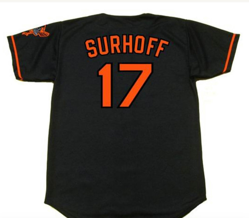 BJ Surhoff 2000 Baltimore Orioles Official MLB Majestic Jersey