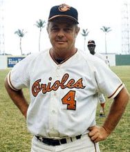 Earl Weaver 1969 Baltimore Orioles Official MLB Majestic Jersey white