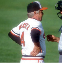 Earl Weaver 1982 Baltimore Orioles Official MLB Majestic Jersey
