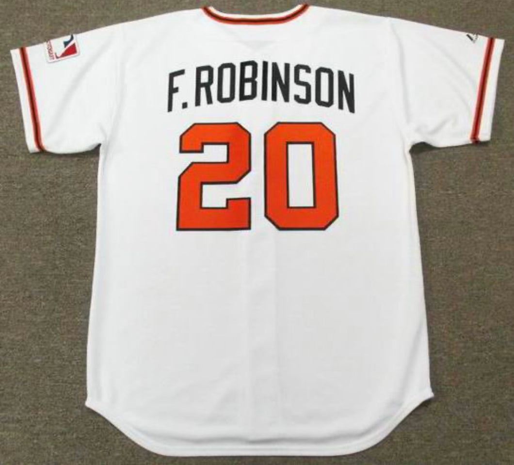Frank Robinson 1969 Baltimore Orioles Official MLB Majestic Jersey White