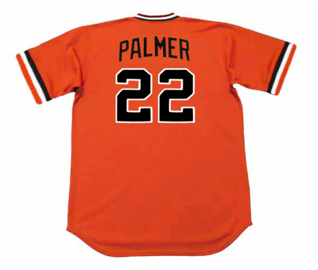 Jim Palmer 1979 Baltimore Orioles Official  MLB Majestic Jersey Orange