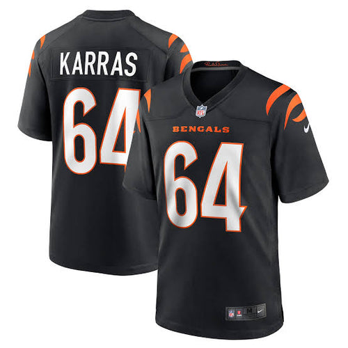 Ted Karras Cincinnati Bengals NFL Jersey Black Nike