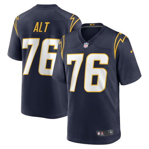 Joe Alt Los Angeles Chargers Official NFL NIKE Jersey blue