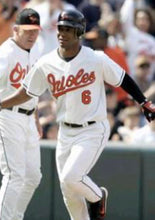 Melvin Mora Baltimore Orioles Official MLB Majestic Jersey