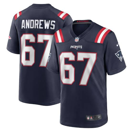 Jake Andrews New England Patriots NFL Official NIKE Jersey