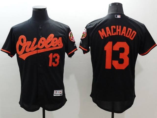 Manny Machado Baltimore Orioles Official MLB jersey Majestic Black