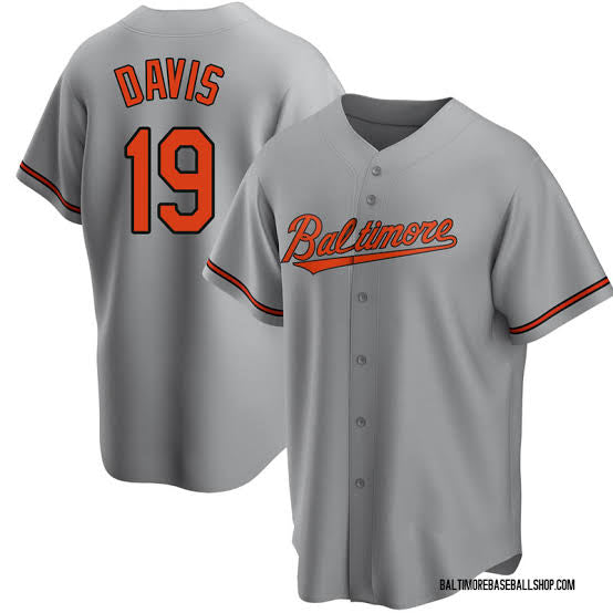 Chris Davis Baltimore Orioles Official MLB jersey Majestic Gray