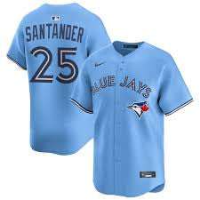 Anthony Santander YOUTH Toronto Blue Jays Official MLB Nike Jersey Light Blue