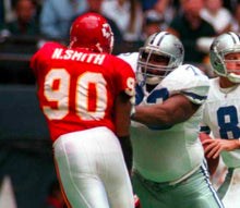 Neil Smith 1994 Kansas City Chiefs NFL Mitchell & Ness Jersey