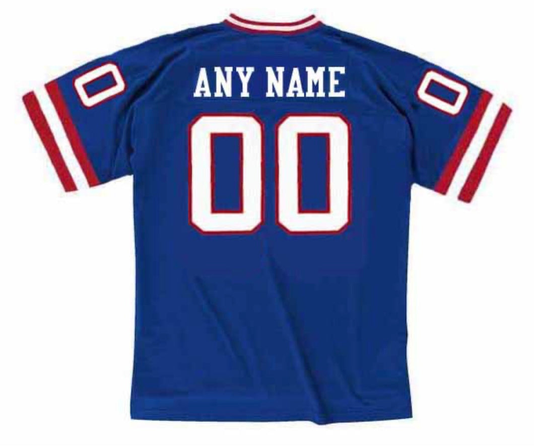 Any name & Number New York Giants 1980’s NFL Mitchell & Ness Jersey