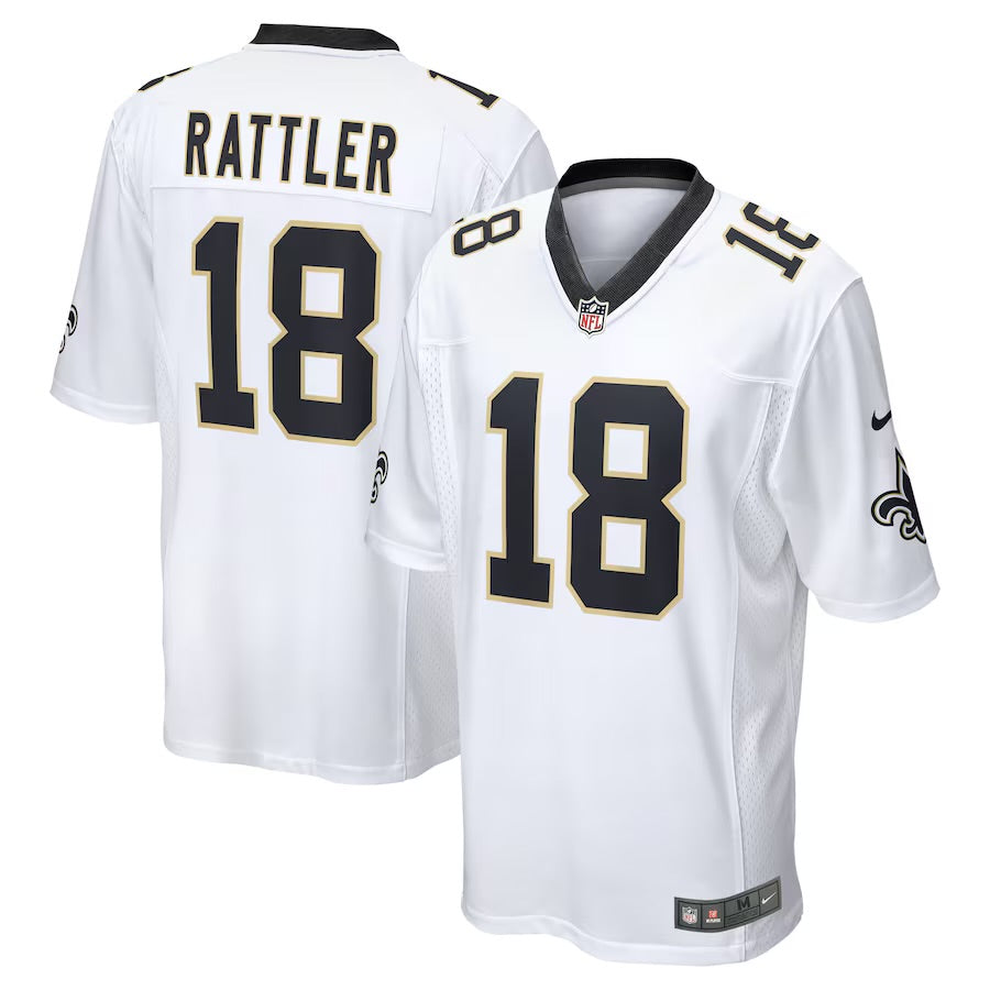 Spencer Rattler New Orleans Saints Official NFL Nike Jersey white Classic Authentics