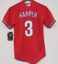 Any Name and Number customized YOUTH KIDS Philadelphia Phillies Official MLB Nike jersey Red