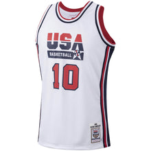 Clyde Drexler YOUTH KIDS USA Basketball Olympic Mitchell & Ness Jersey white