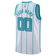 Choose Any Name & Number customized Charlotte Hornets YOUTH KIDS Official NBA Jordan brand Jersey white